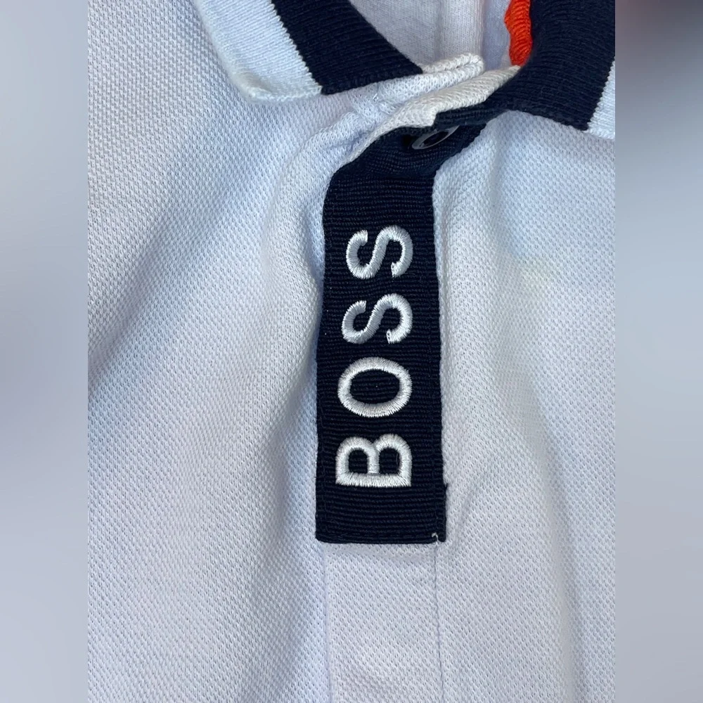 Boss Kid’s Kidswear Logo Overalls Blue and Navy Rompers Size 6 month‎